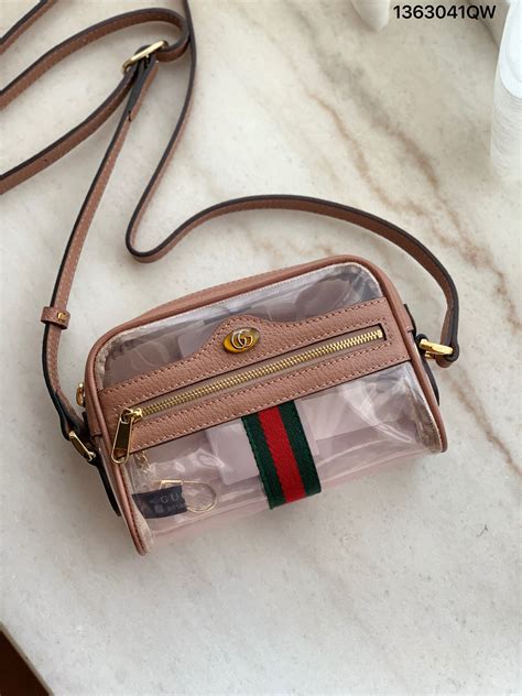 fake gucci clear bag|More.